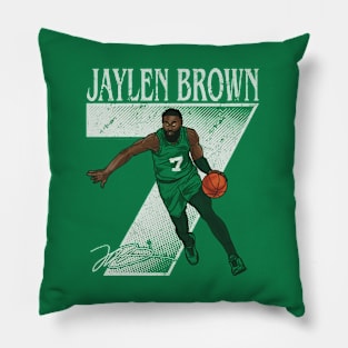 Jaylen Brown Boston Number Pillow