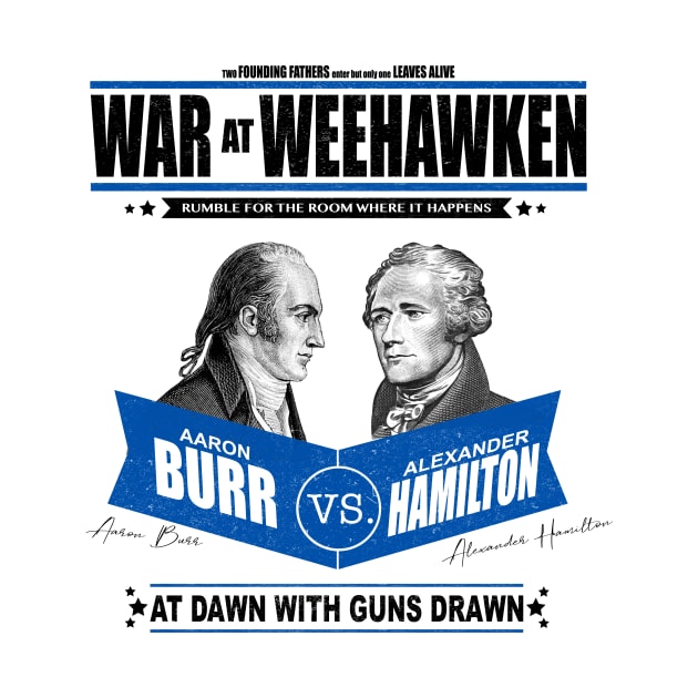 War at Weehawken. Hamilton VS Burr by kvothewordslinger