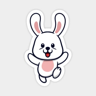 cute bunny cartoon Magnet