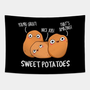 Sweet Potatoes Cute Potato Pun Tapestry