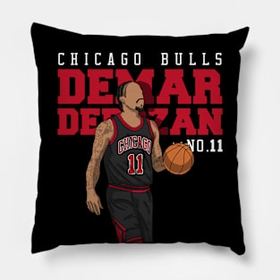 DeMar DeRozan Comic Style Pillow