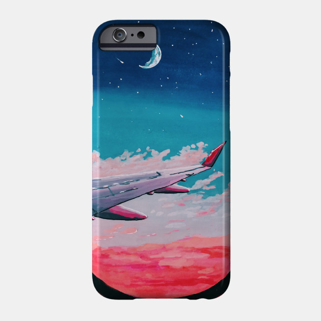 Fiery Airplane Window Airplane Phone Case Teepublic