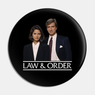 Law and Order - McCoy, Kincaid Pin