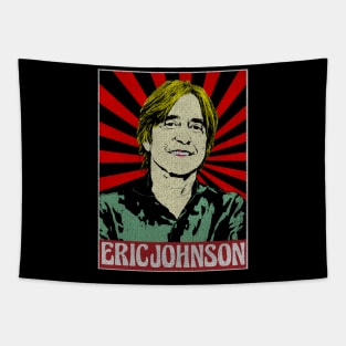 Eric Johnson Pop Art Style Tapestry