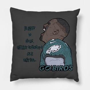 Jalen Hurts Money Tee Pillow