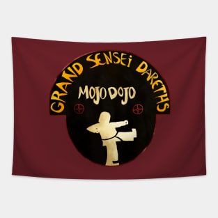 Grand Sensei Dareth's Mojo Dojo BRICK Version Tapestry