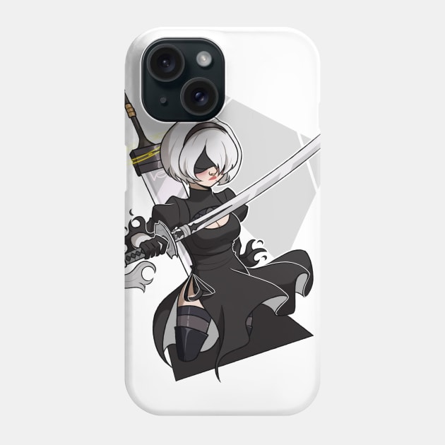 2B Nier Automata Phone Case by gaypompeii