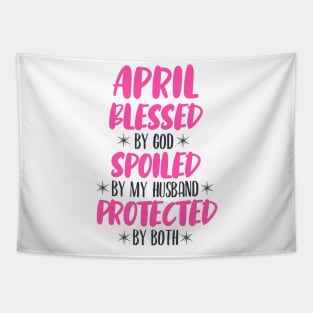 April Blessed Tapestry