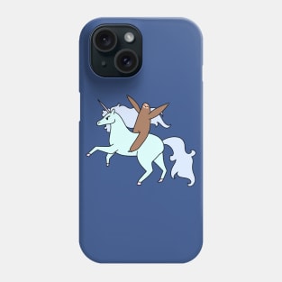 Sloth Riding a Unicorn Phone Case