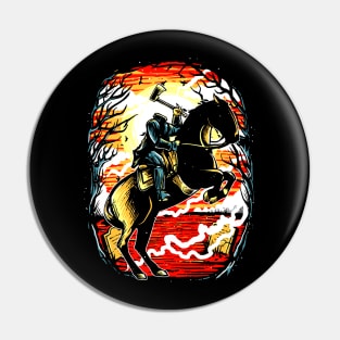 Headless Horseman Pin