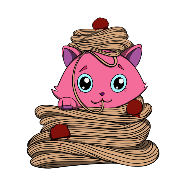 Spaghetti Kitty by MumsMerch