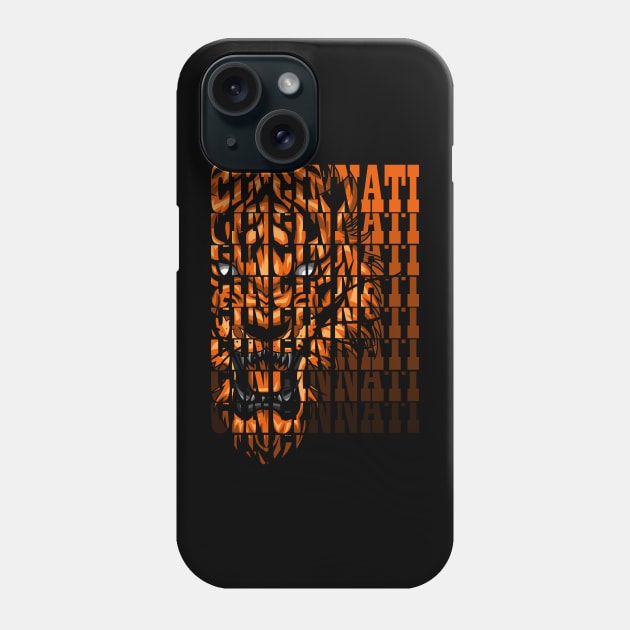 Cincinnati Bengals mascot Phone Case by SHINIGAMII