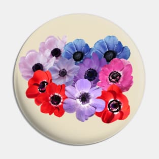 Anemone Flower Pin