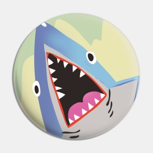 Shark Attack Pin