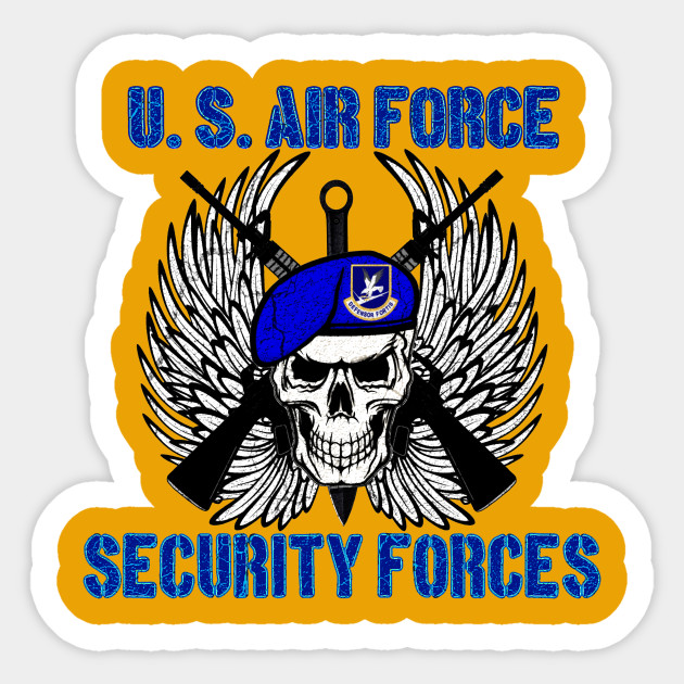 Sticker US Air Force USAF Security Forces Decal