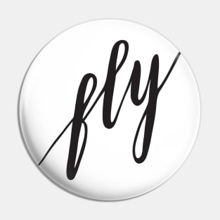fly word Pin