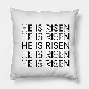 HE IS RISEN / HAPPY EASTER Pillow