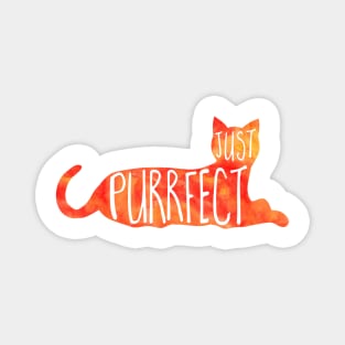 Just PURRfect - cat lover gift Magnet