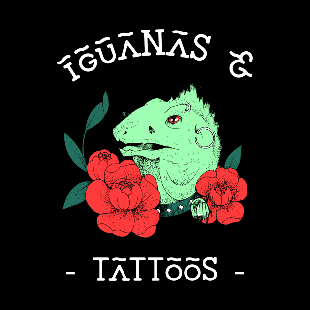 Iguanas and Tattoos by SybaDesign