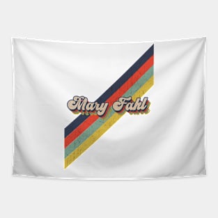 retro vintage color Mary Fahl Tapestry