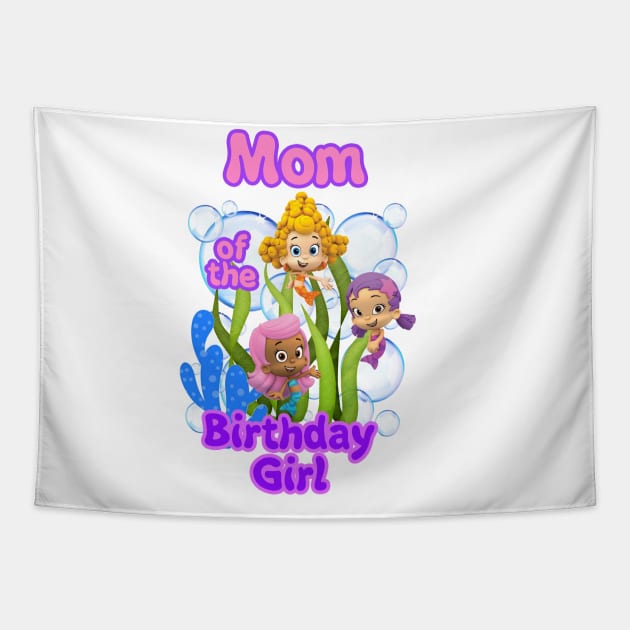 Mommy - Bubble Guppies Tapestry by SusieTeeCreations