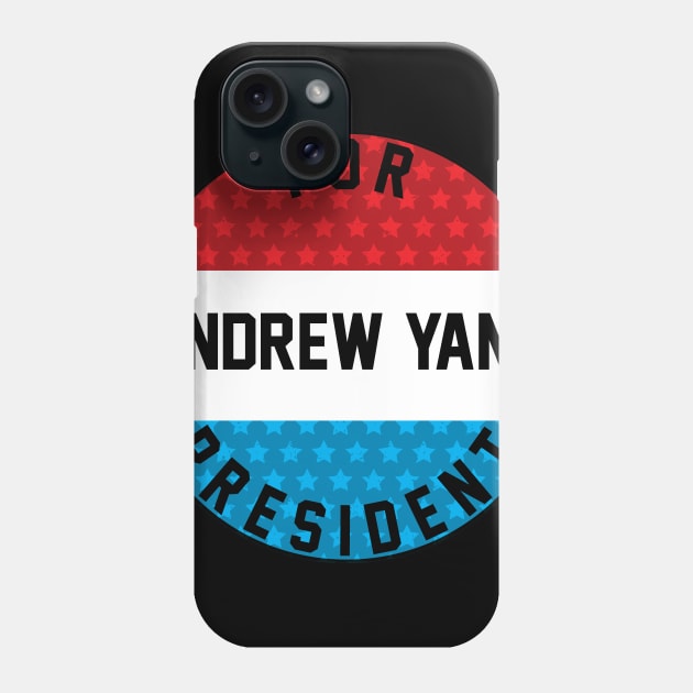 Andrew Yang For President 2020 Phone Case by Bobtees