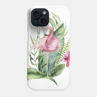wading Flamingo Phone Case
