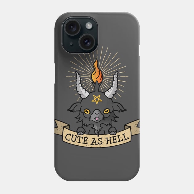 Cute as hell Phone Case by NinthStreetShirts