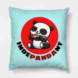 Indepandant | Cute Panda Pun Pillow