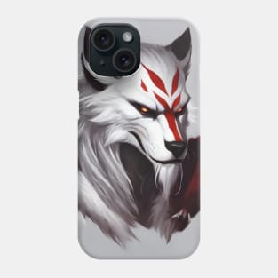 werewolf fantasy art red Phone Case