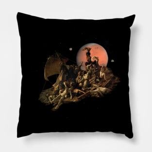 The Raft of the Medusa in Space Pillow