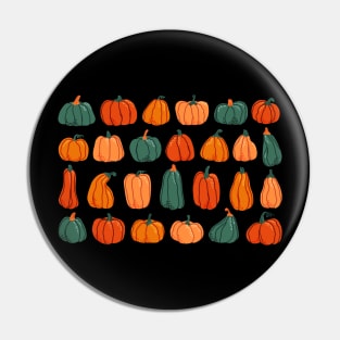 Autumn vibes vibrant colored pumpkin Pin