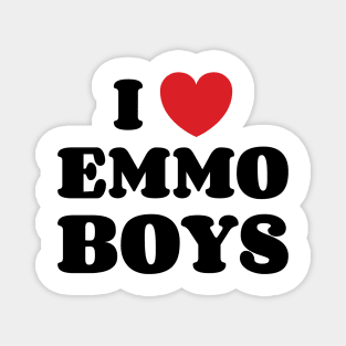 I Heart Emmo Boys v2 Magnet