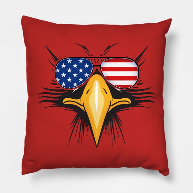 American Eagle Pillow by Tylerestra