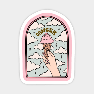 Cancer Ice cream Magnet