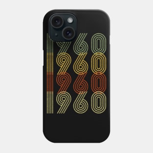 1960 l 60th Birthday Gift 2020 Retro Vintage Style Phone Case