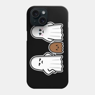 Funny Halloween cheating ghost wife black baby child Phone Case