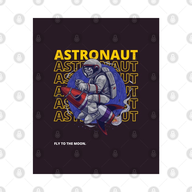 Retro Space Astronaut by YT-Penguin