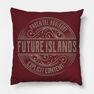 Future Islands Vintage Ornament Pillow