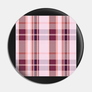 Summer Aesthetic Conall 1 Hand Drawn Textured Plaid Pattern Pin