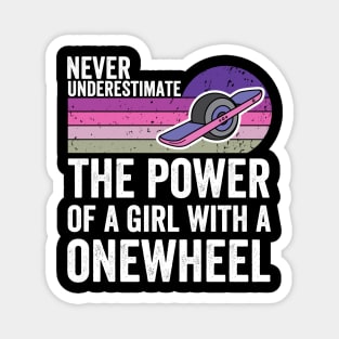 onewheel girl Magnet