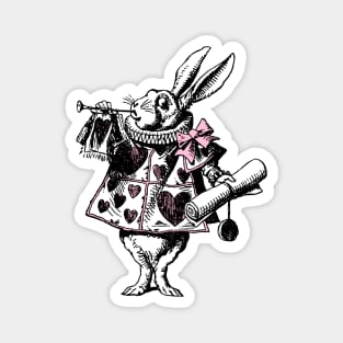 White Rabbit Alice In Wonderland Magnet