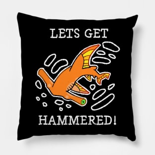 Hammered hammerhead Pillow