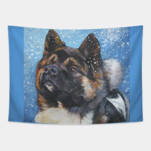 Akita Fine Art Painting Tapestry