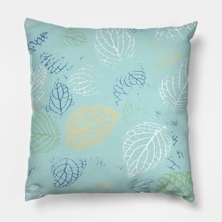 Autumn, Leaves Pattern 11 Pillow