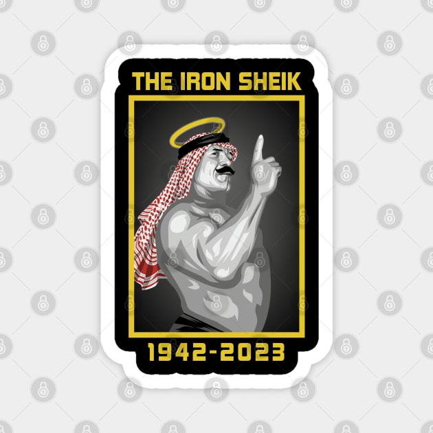 The Iron Sheik RIP 2023 Magnet by mirailecs