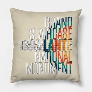 Grand Staircase Escalante National Monument Pillow