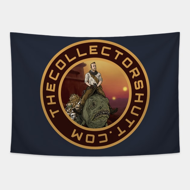 The Collectors Hutt (On the hunt) Tapestry by collectorshutt