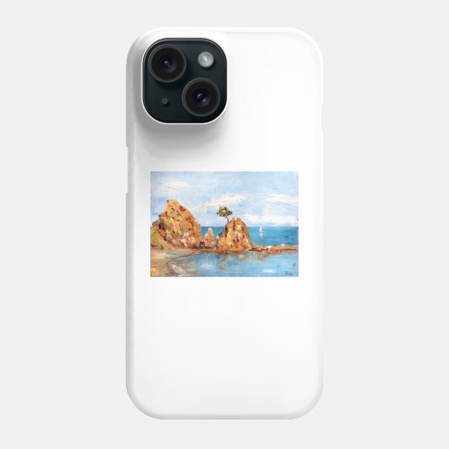 Tossa de Mar Beach. Costa Brava. Spain Phone Case by NataliaShchip