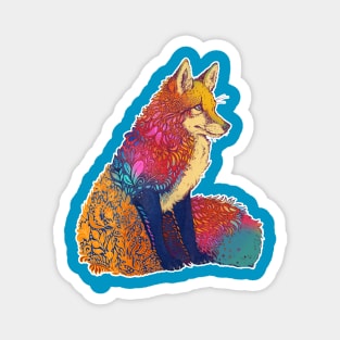 Radiant Fox Garden Magnet